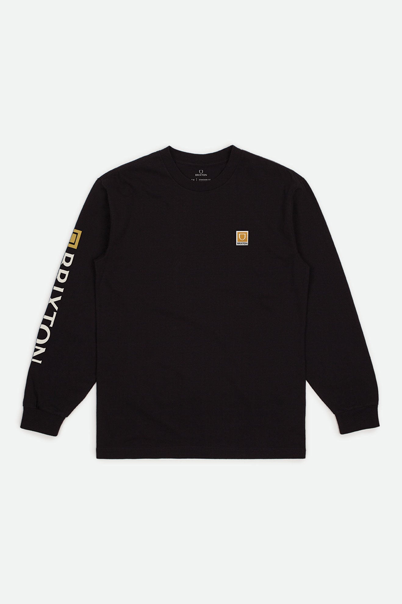 Brixton Beta II L/S Standard Topy Panske Čierne | 947238GSF