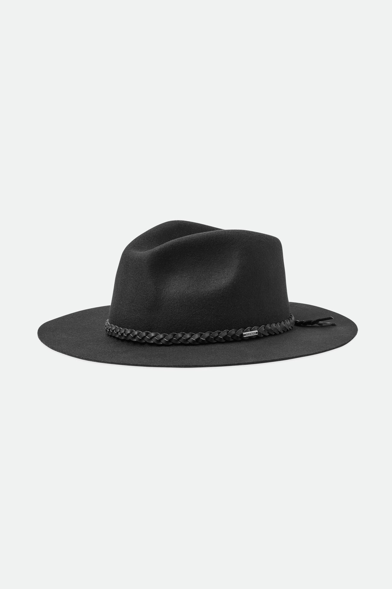 Brixton Messer Western Fedora Fedoras Damske Čierne | 539072MZL