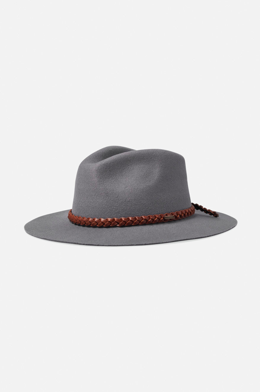 Brixton Messer Western Fedoras Panske Siva | 391685BGI