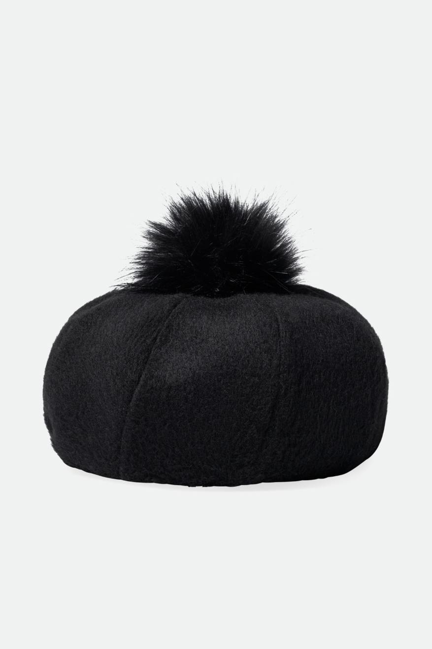 Brixton Natalie Oversized Pom Beret Klobuky Damske Čierne | 019873WUT