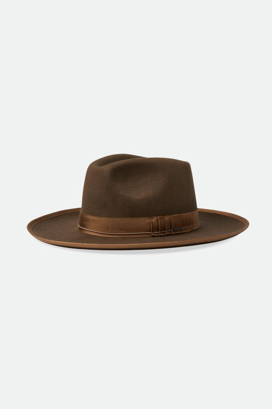 Brixton Reno Fedora Fedoras Damske Hnede | 637298WGU