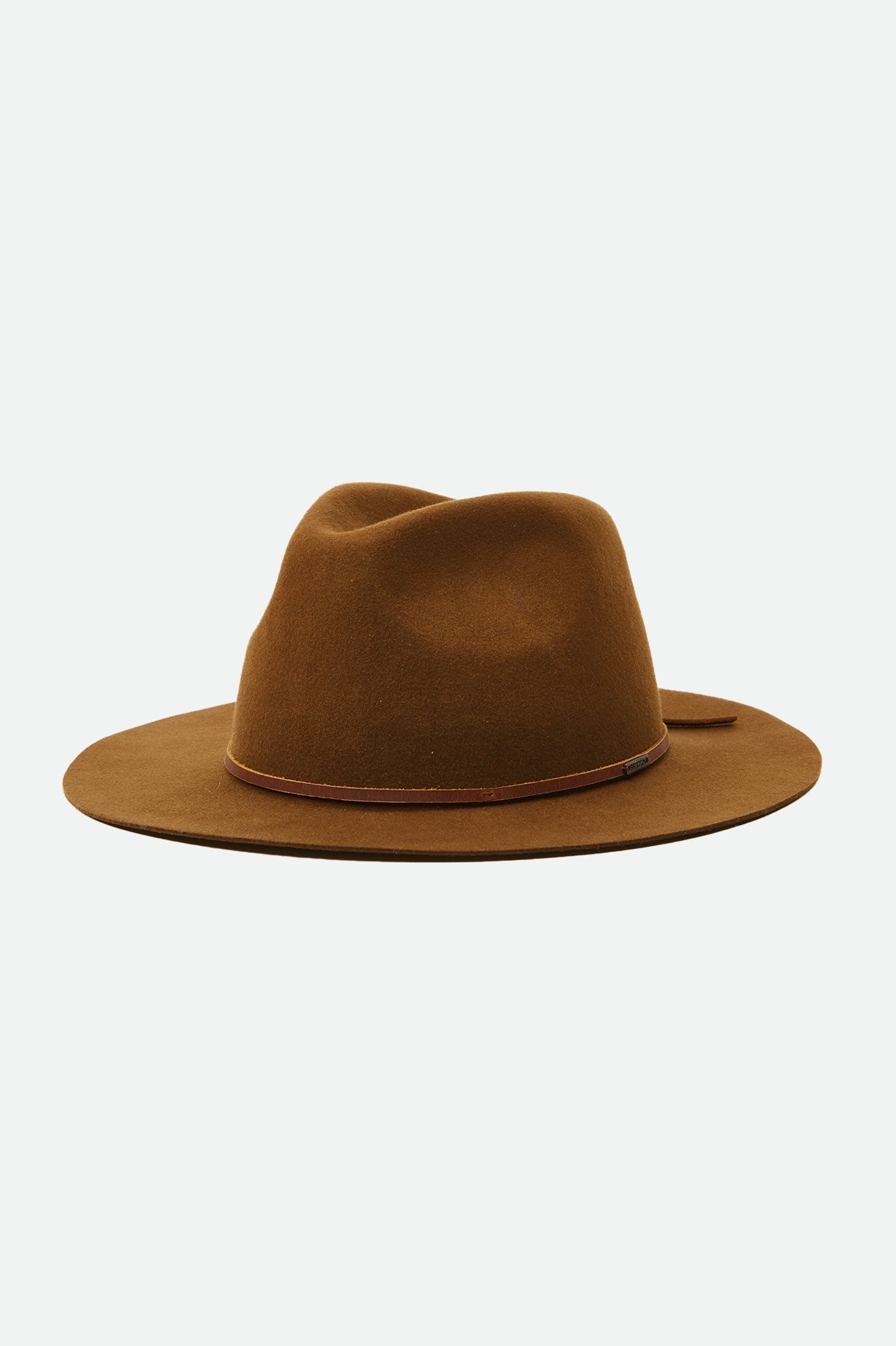 Brixton Wesley Packable Fedora Fedoras Damske Káva | 276185RFX