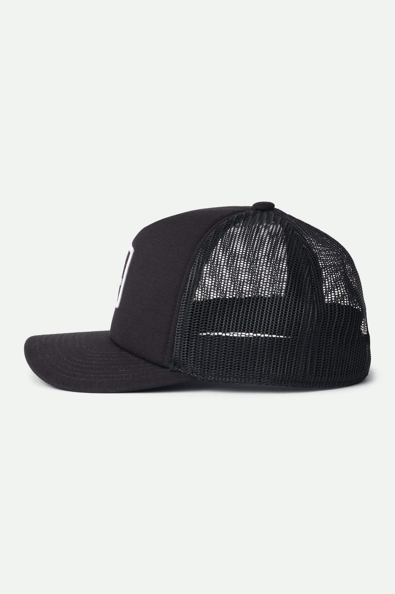 Brixton Alpha Block NetPlus MP Trucker Hat Caps Panske Čierne | 507213LVN