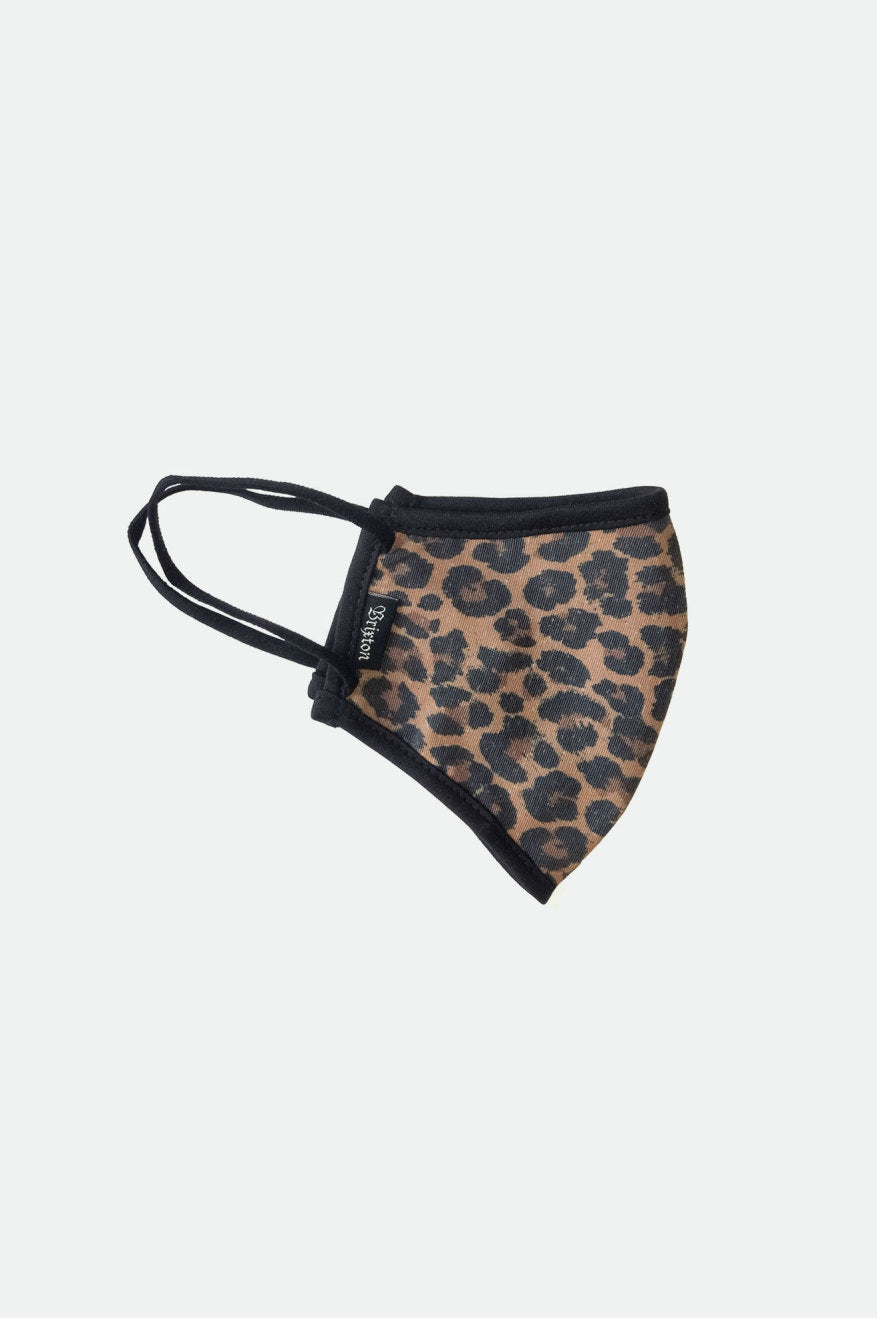 Brixton Antimicrobial 4-Way Stretch Tvárová Maska Leopardie | 821754VNX