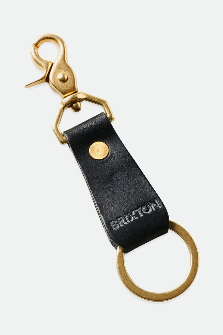 Brixton Artifact Kozene Key Clip Doplnky Čierne | 518749EOP