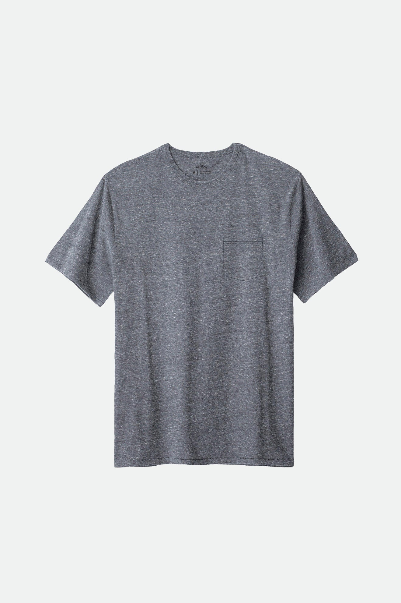 Brixton Basic S/S Pocket Topy Panske Siva | 536291DHK