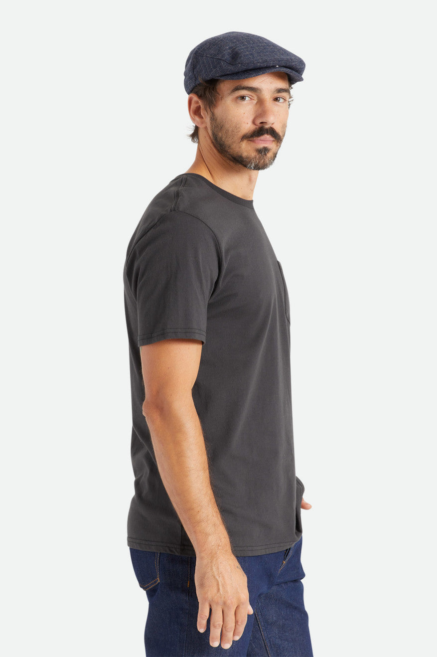 Brixton Basic S/S Pocket Topy Panske Čierne | 579814XYQ