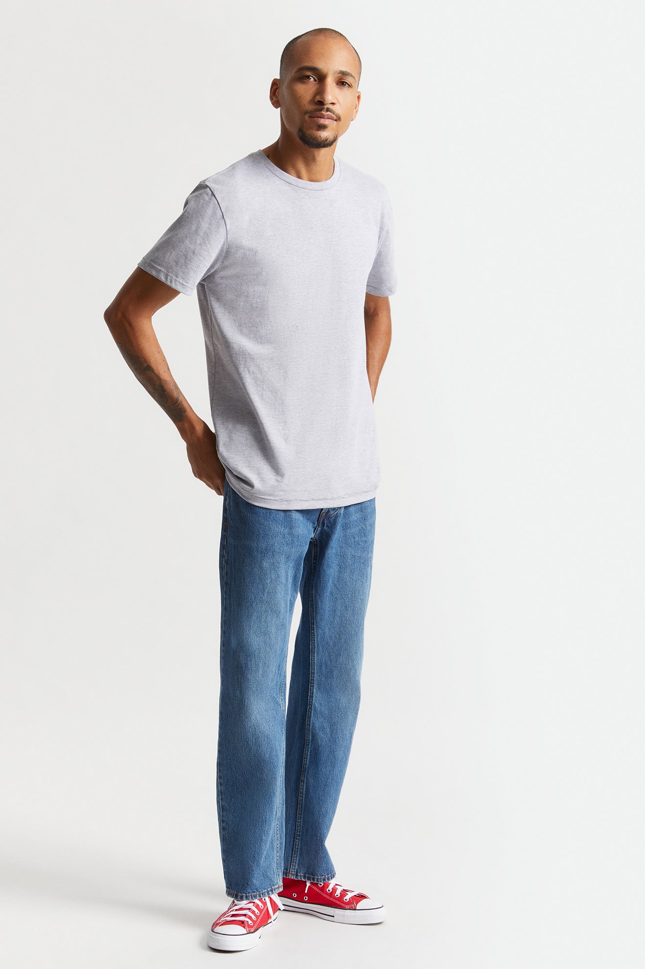 Brixton Basic S/S Tailored Topy Panske Siva | 517028SEH