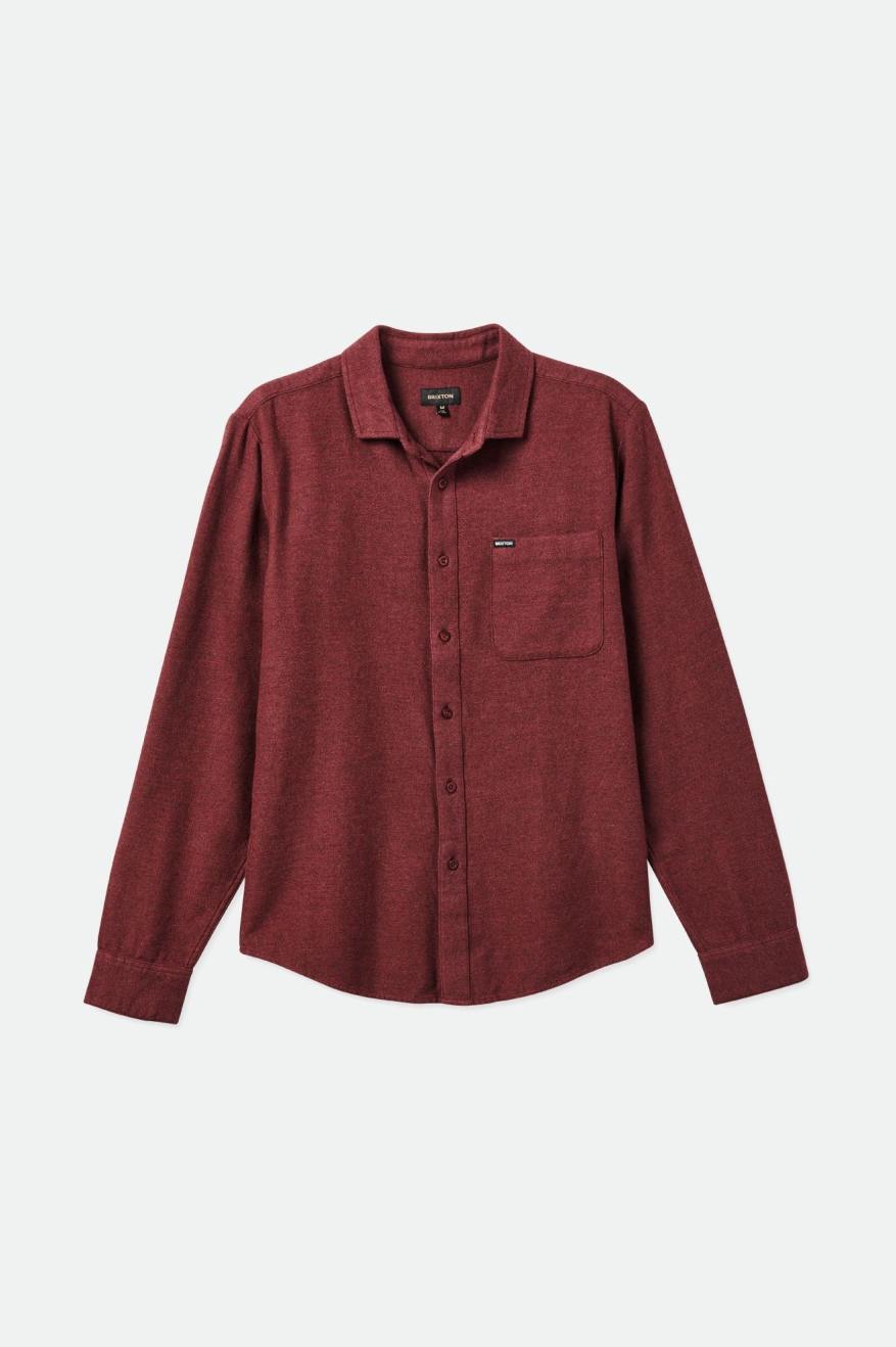 Brixton Bixby Reserve L/S Flanelové Topy Panske Červené | 604219WYE