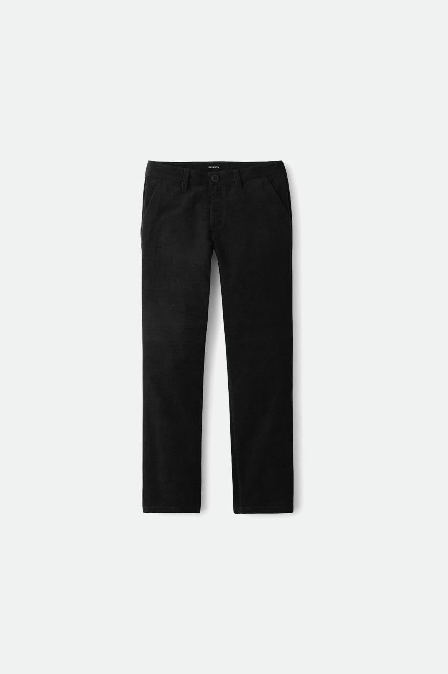 Brixton Choice Chino Regular Nohavice Panske Čierne | 053987HSQ