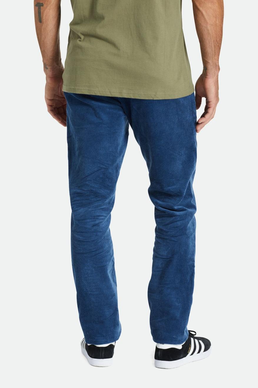 Brixton Choice Chino Regular Nohavice Panske Modre | 531298VRO