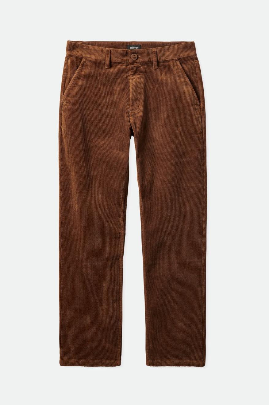 Brixton Choice Chino Regular Nohavice Panske Hnede | 918754JUG