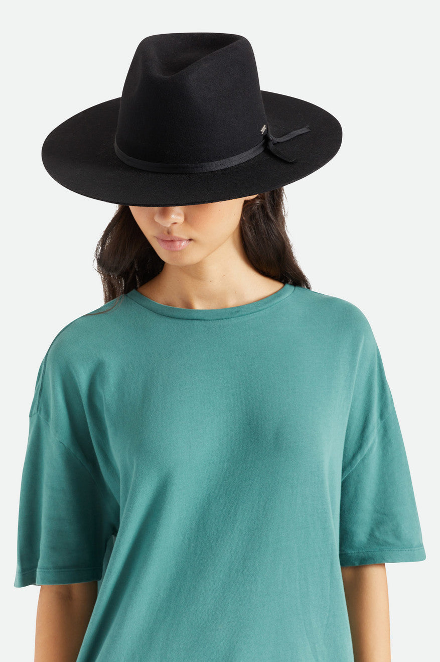 Brixton Cohen Cowboy Hat Klobuky Damske Čierne | 751089GQZ