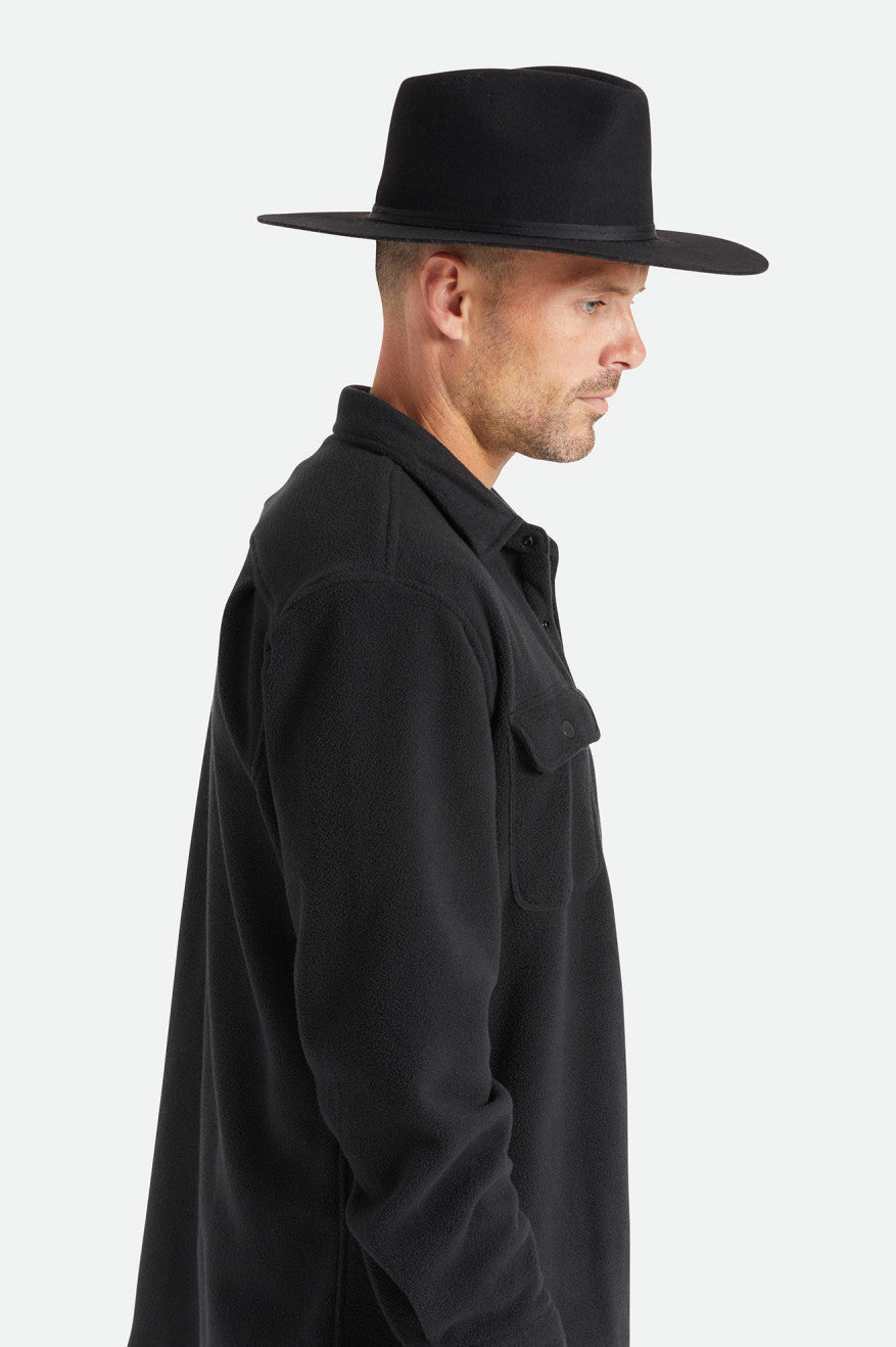 Brixton Cohen Cowboy Hat Klobuky Damske Čierne | 751089GQZ