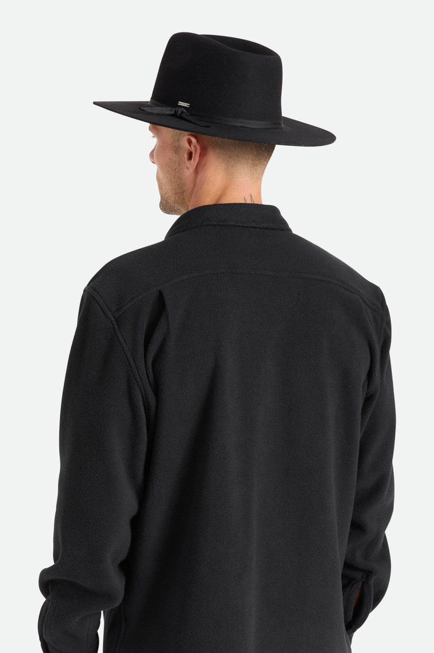 Brixton Cohen Cowboy Hat Klobuky Damske Čierne | 751089GQZ