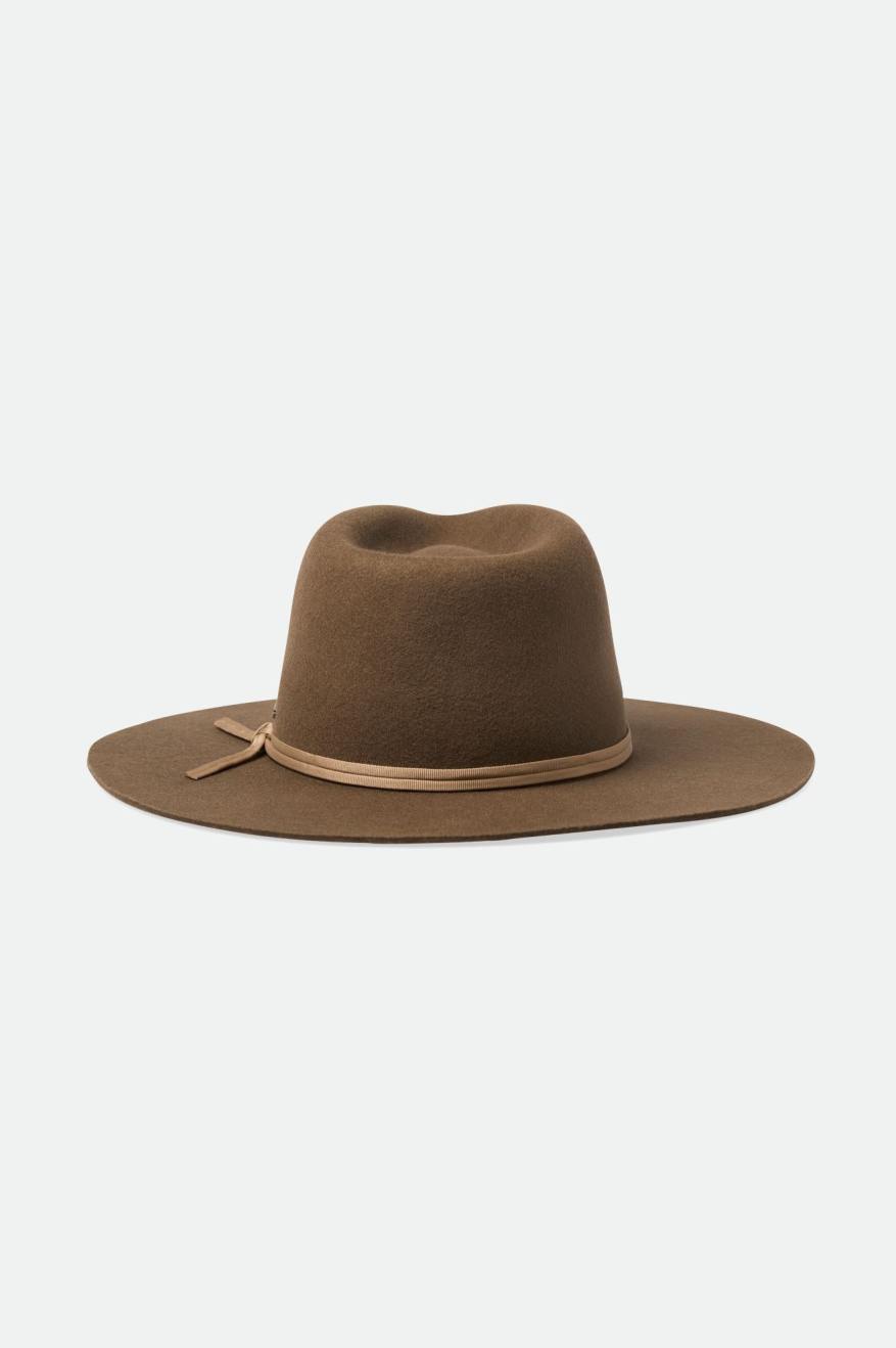 Brixton Cohen Cowboy Klobuky Damske Hnede | 435810MHX