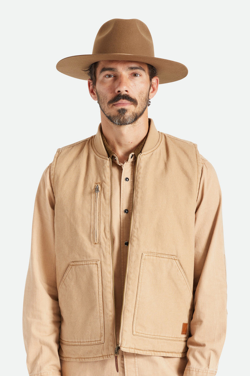 Brixton Cohen Cowboy Klobuky Panske Béžové | 679284VPC