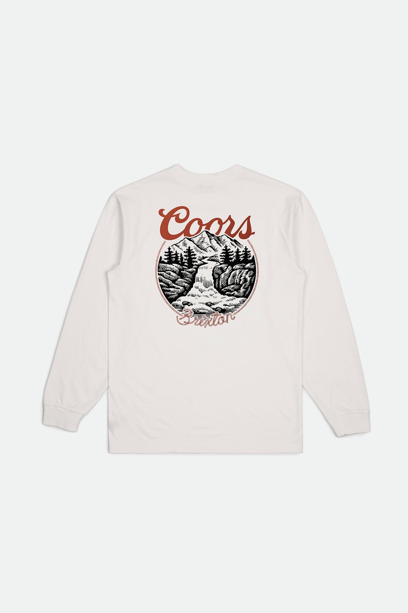 Brixton Coors Rocky L/S Standard Topy Panske Biele | 395128WME