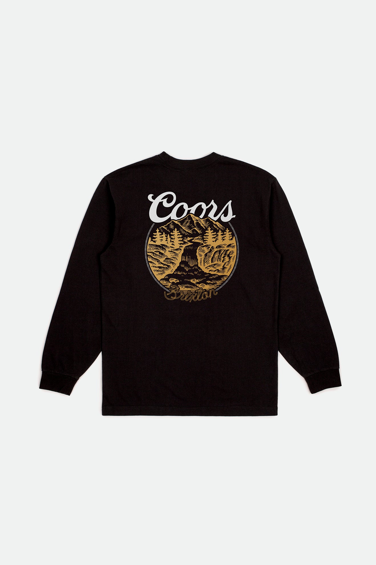 Brixton Coors Rocky L/S Standard Topy Panske Čierne | 785430DVO