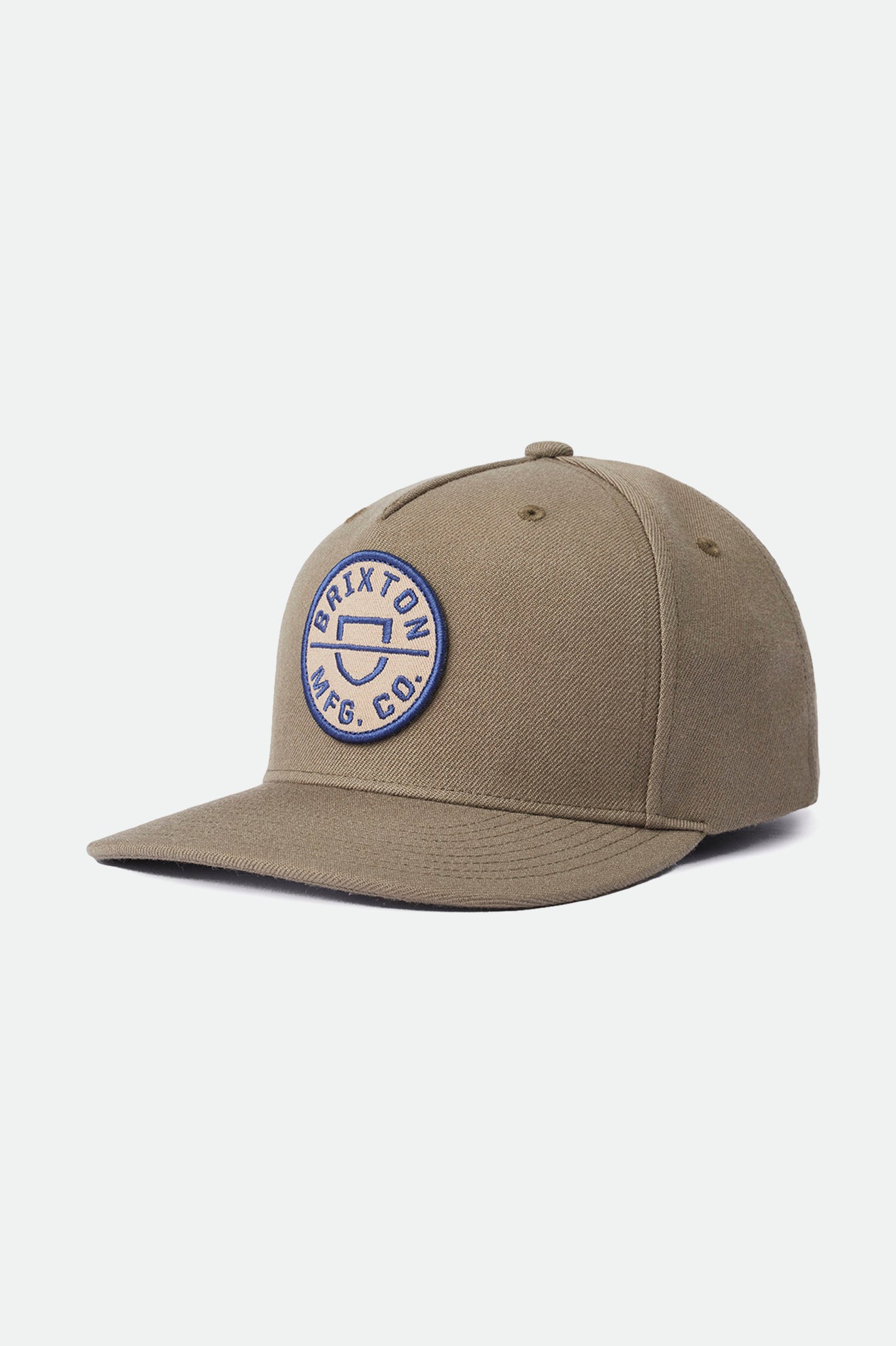 Brixton Crest C MP Caps Panske Olivovo Zelená | 623907IXV