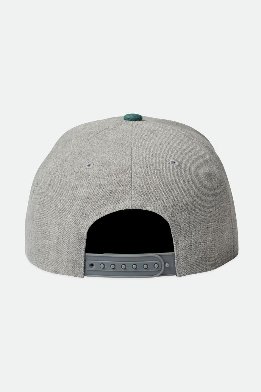 Brixton Crest C MP Caps Panske Tmavo Siva Tmavo Zelene | 147068DYI