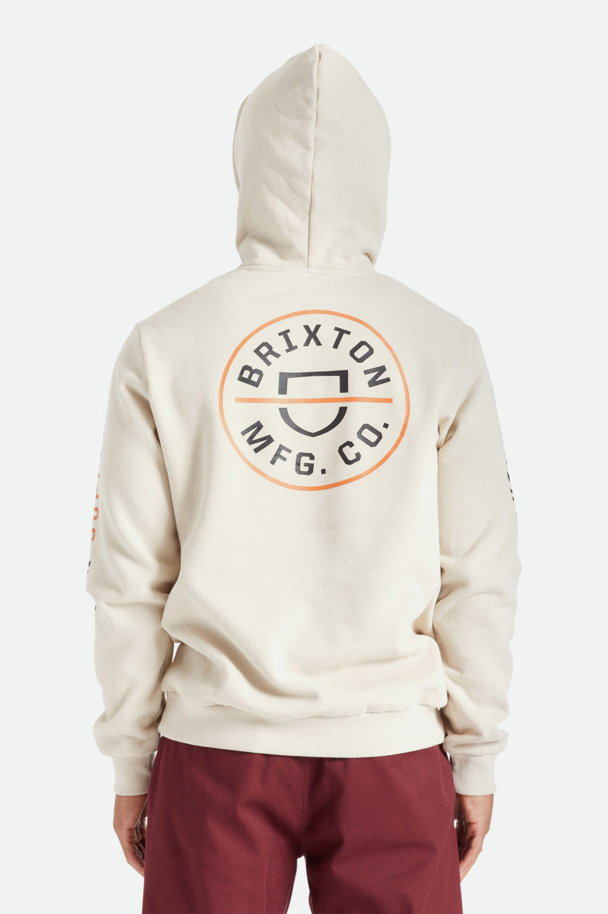 Brixton Crest Mikiny S Kapucňou Panske Béžové Oranžové Čierne | 126059YAE