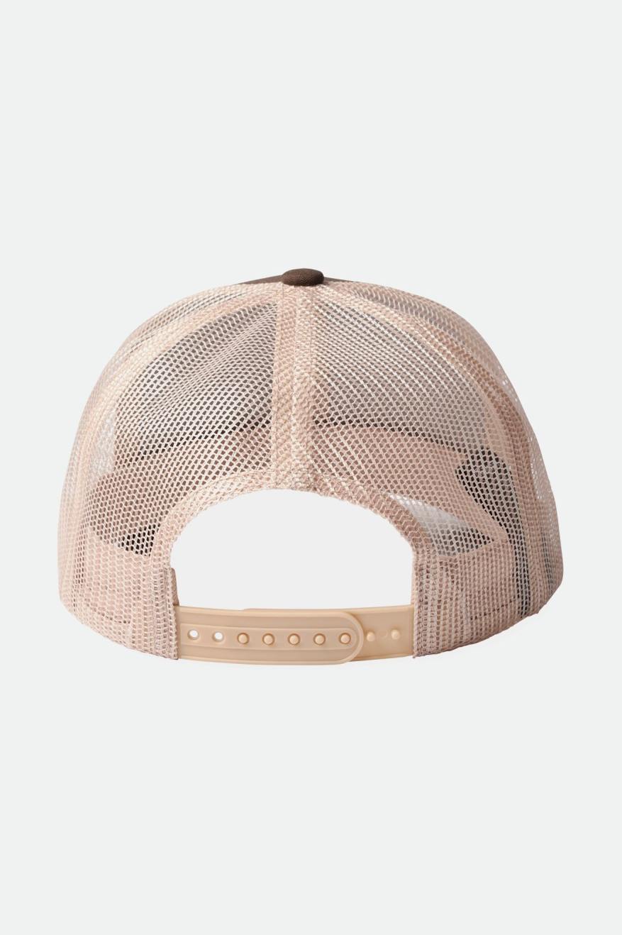 Brixton Crest NetPlus MP Mesh Cap Caps Panske Hnede | 302681PFJ