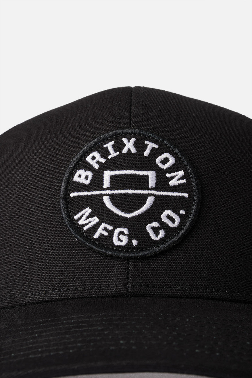 Brixton Crest NetPlus MP Trucker Hat Caps Panske Čierne | 538170STI