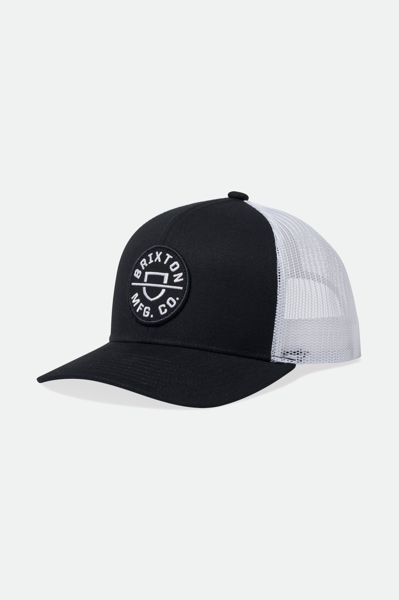 Brixton Crest NetPlus MP Trucker Hat Caps Panske Čierne | 538170STI