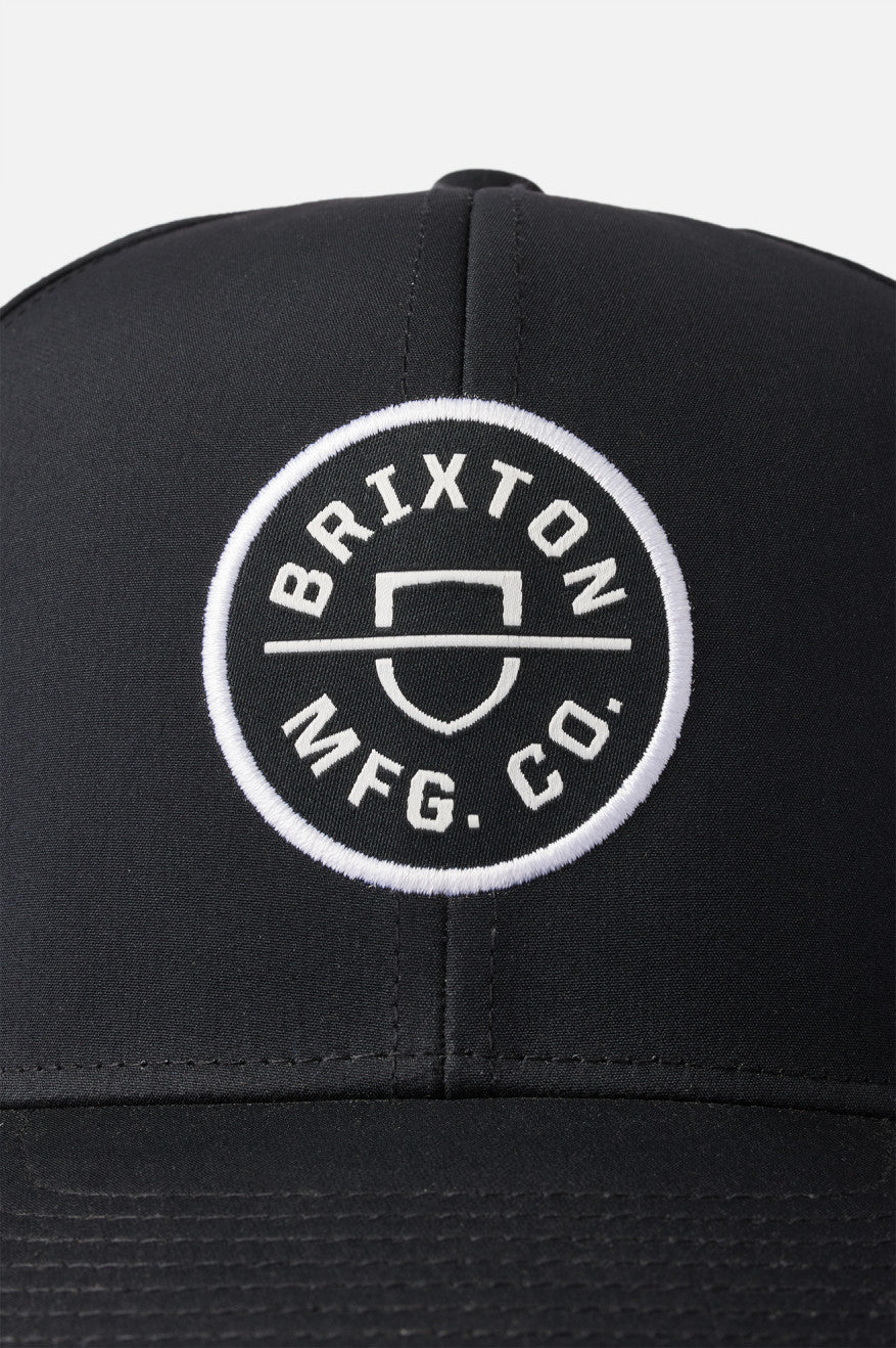 Brixton Crest Netplus MP Caps Panske Čierne | 980654OMY