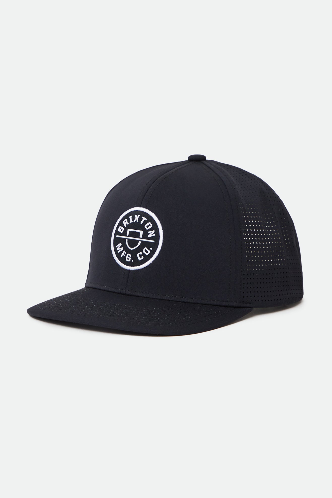 Brixton Crest Netplus MP Caps Panske Čierne | 980654OMY