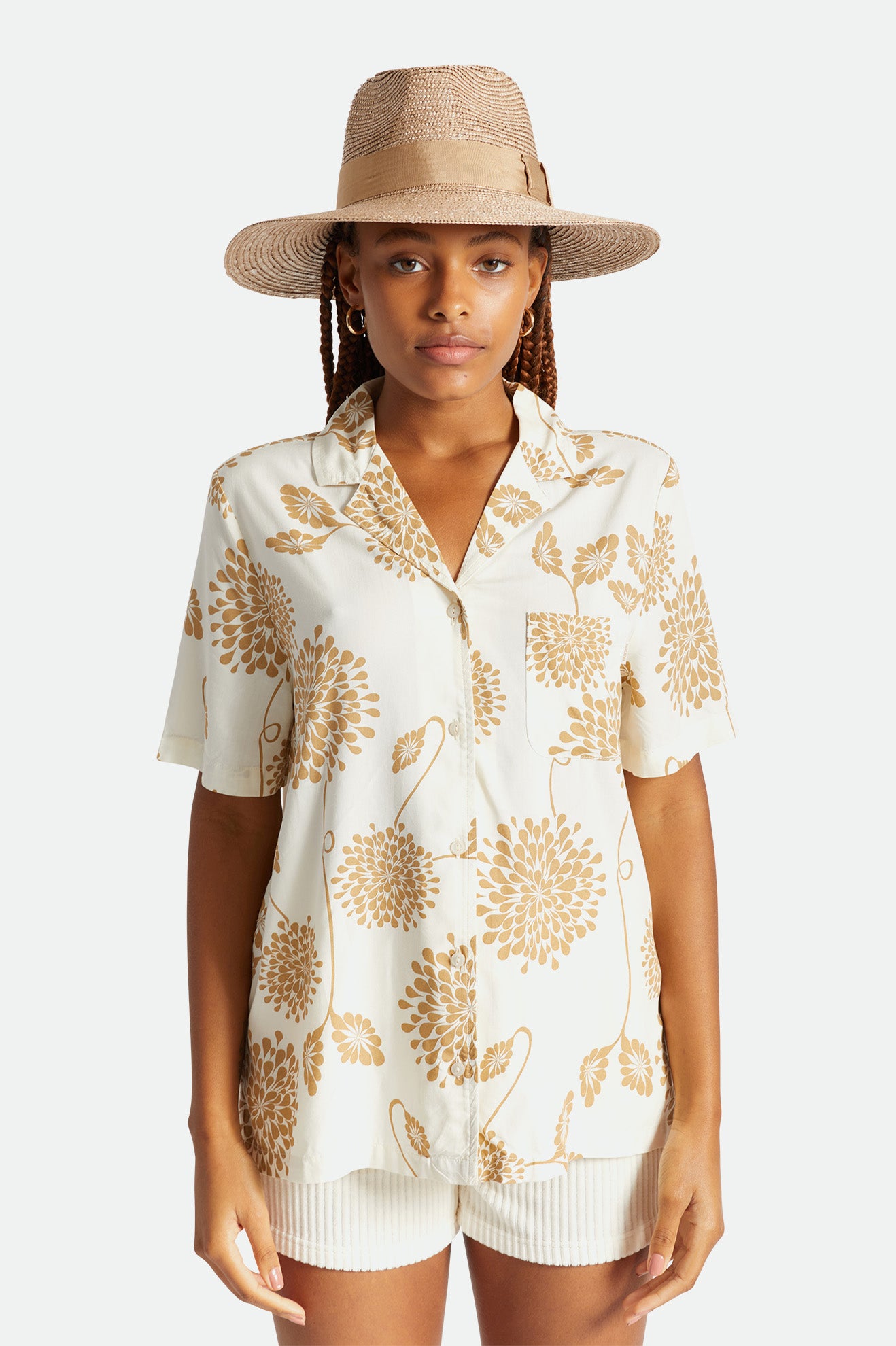 Brixton Janae Sun Hat Klobuky Damske Béžové | 614923VXE