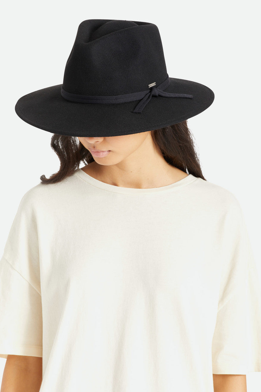 Brixton Joanna Felt Packable Hat Klobuky Damske Čierne | 350176NWF