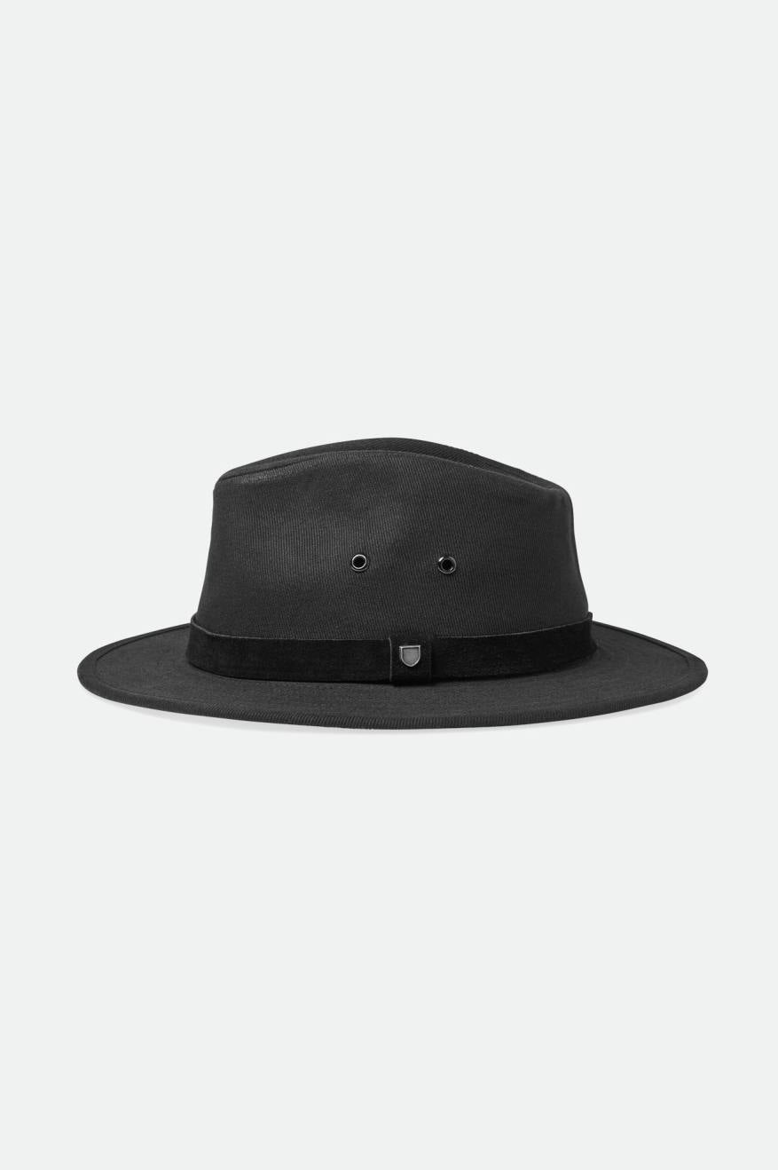 Brixton Messer Utility Adventure Fedora Fedoras Damske Čierne | 034156ABC