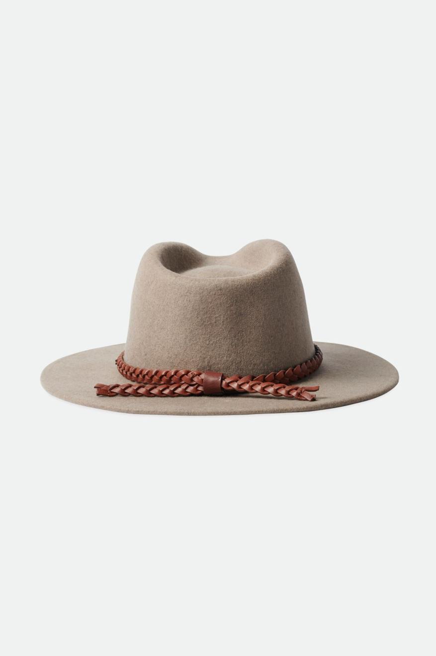 Brixton Messer Western Fedora Fedoras Damske Béžové | 067532GLD