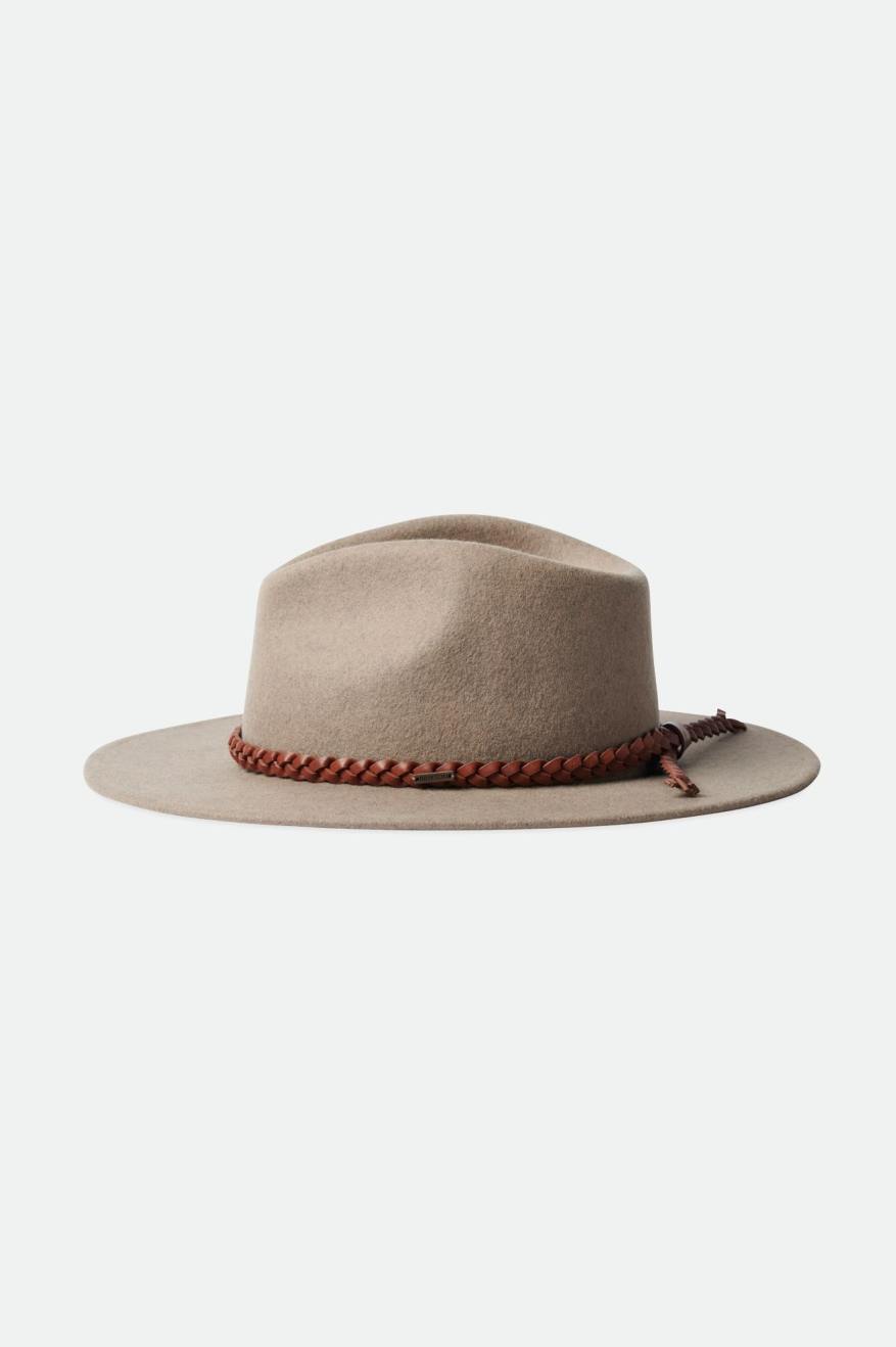 Brixton Messer Western Fedora Fedoras Damske Béžové | 067532GLD