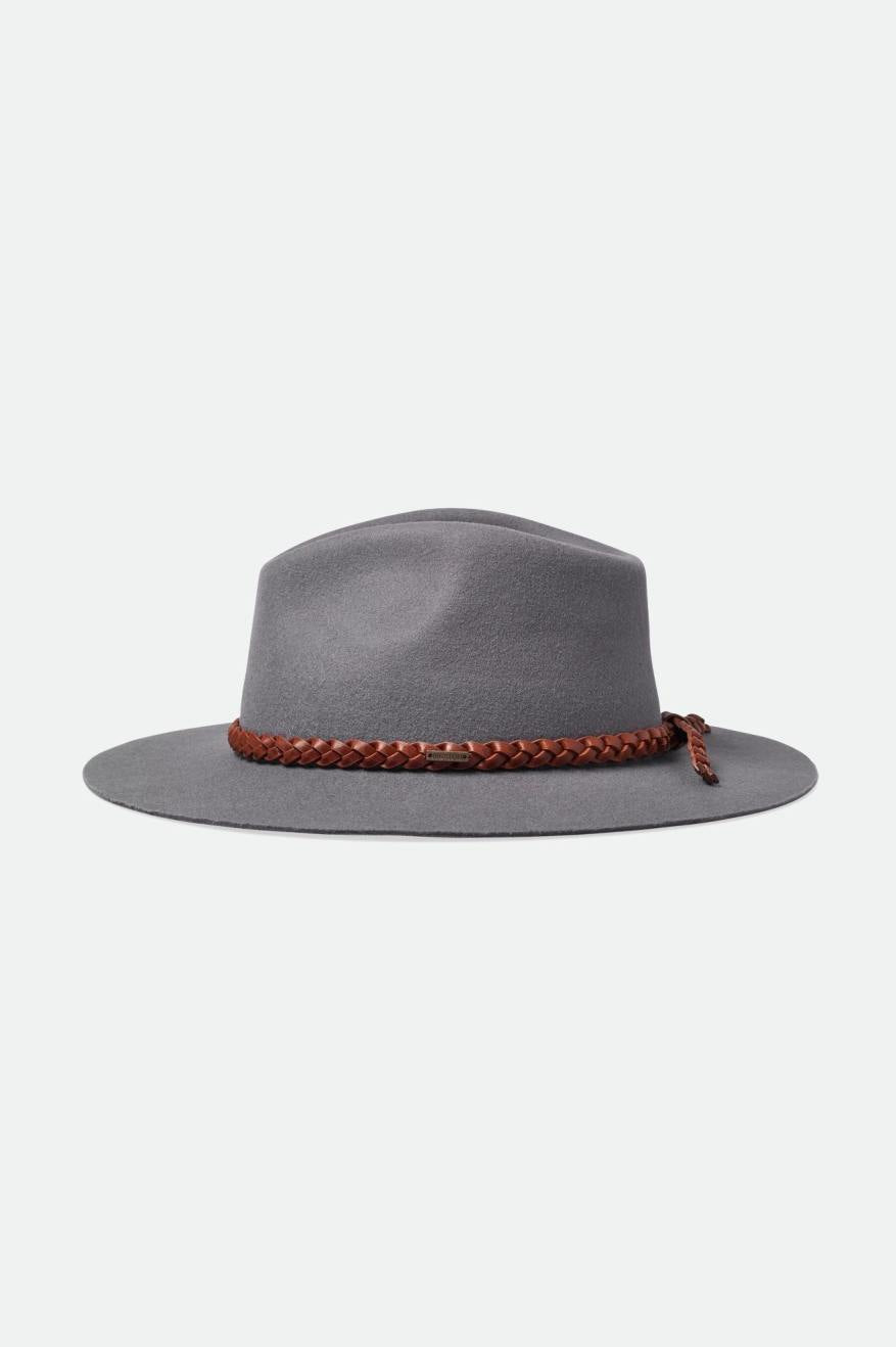 Brixton Messer Western Fedora Fedoras Damske Siva | 413985EOP