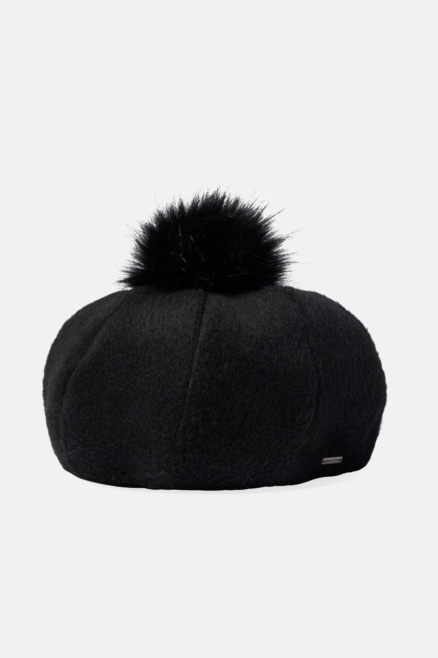 Brixton Natalie Oversized Pom Beret Klobuky Damske Čierne | 019873WUT