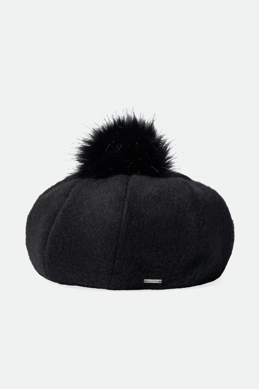 Brixton Natalie Oversized Pom Beret Klobuky Damske Čierne | 019873WUT