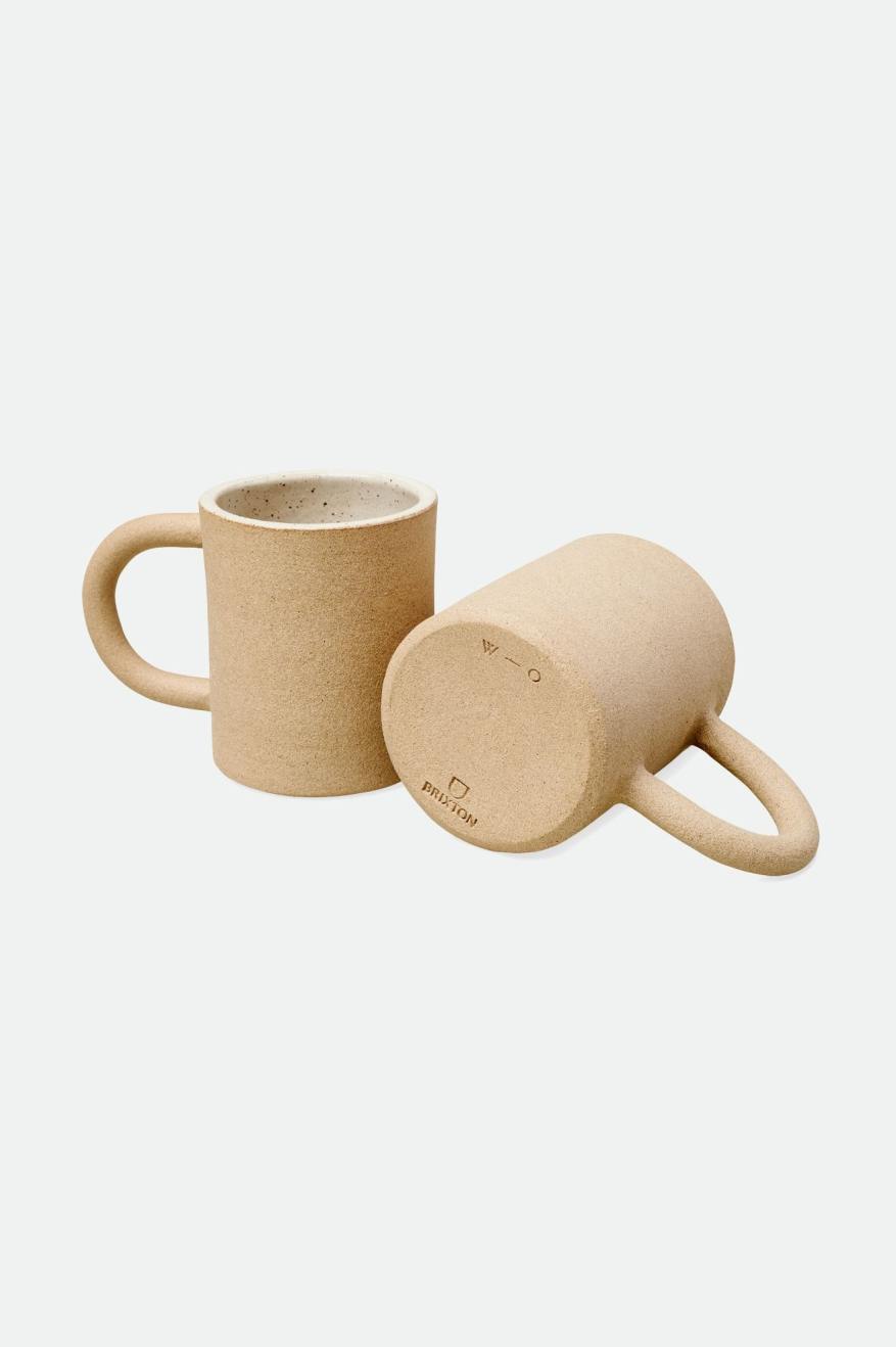 Brixton O-M Hand Crafted Keramické Mug Doplnky Béžové | 078561GDB