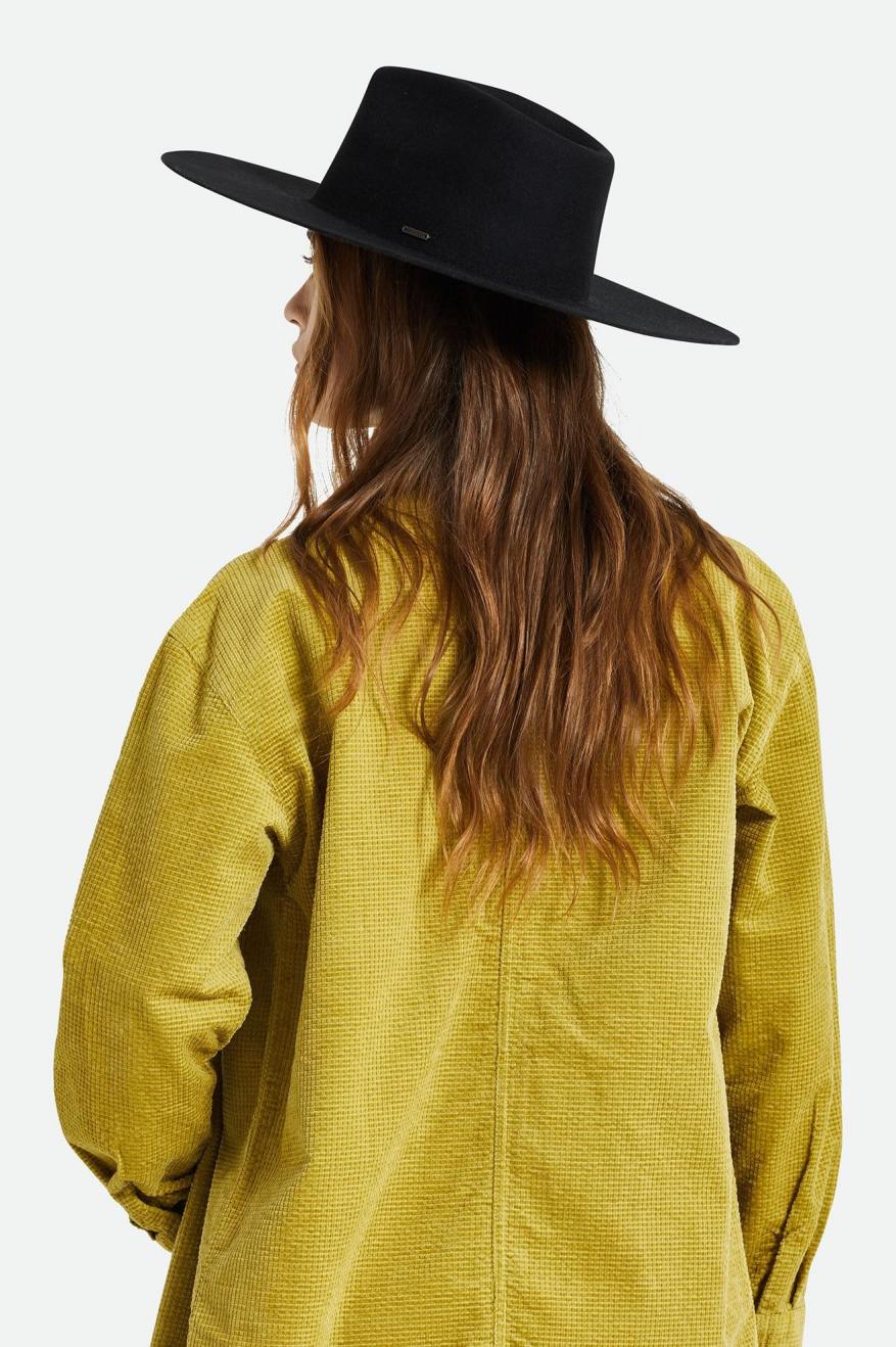 Brixton Primrose Felt Fedora Fedoras Damske Čierne | 358097KJV