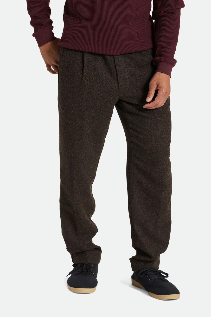 Brixton Regent Reserve Trouser Nohavice Panske Hnede | 614782LBI