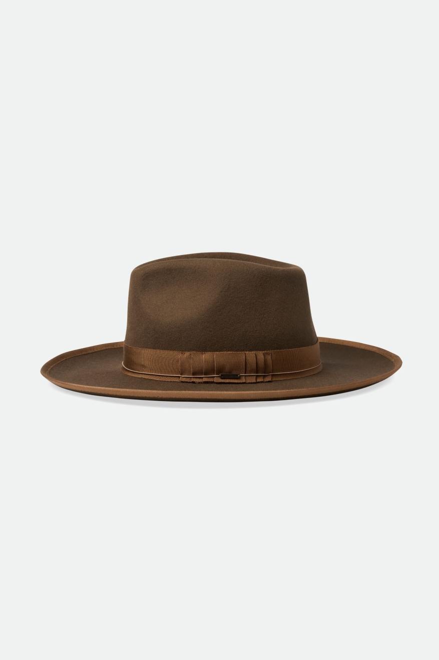 Brixton Reno Fedora Fedoras Damske Hnede | 637298WGU