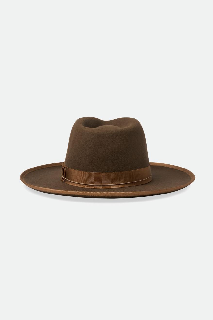 Brixton Reno Fedora Fedoras Damske Hnede | 637298WGU