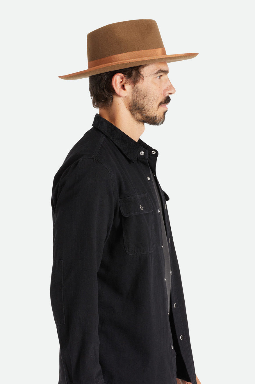 Brixton Reno Fedora Fedoras Damske Hnede | 637298WGU