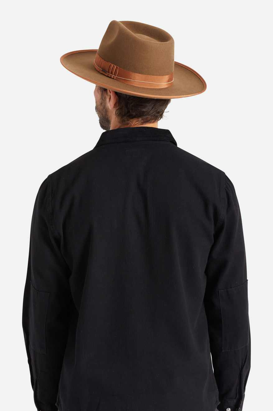 Brixton Reno Fedora Fedoras Damske Hnede | 637298WGU