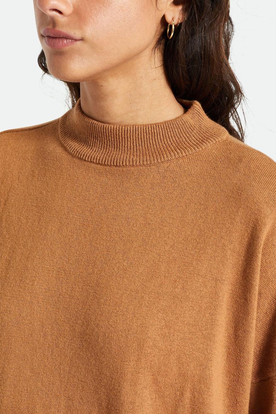 Brixton Reserve Oversized Cashmere Svetrove Saty Topy Damske Oranžové | 587461CDW