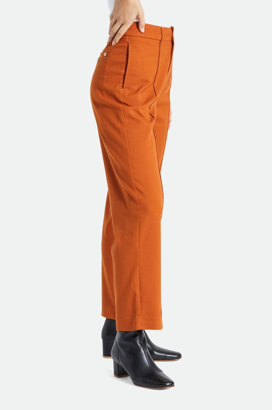 Brixton Retro Trouser Spodky Damske Oranžové | 895721GNQ