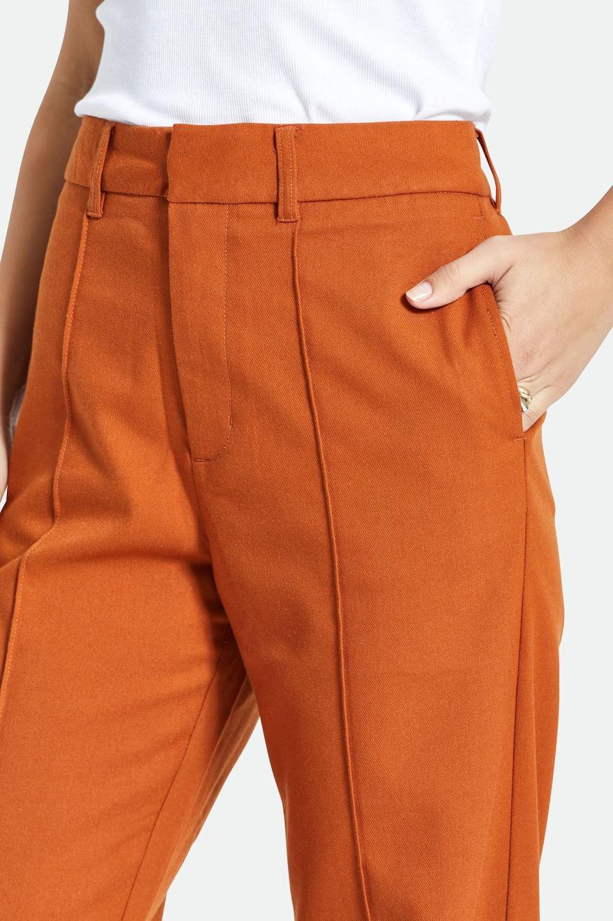 Brixton Retro Trouser Spodky Damske Oranžové | 895721GNQ