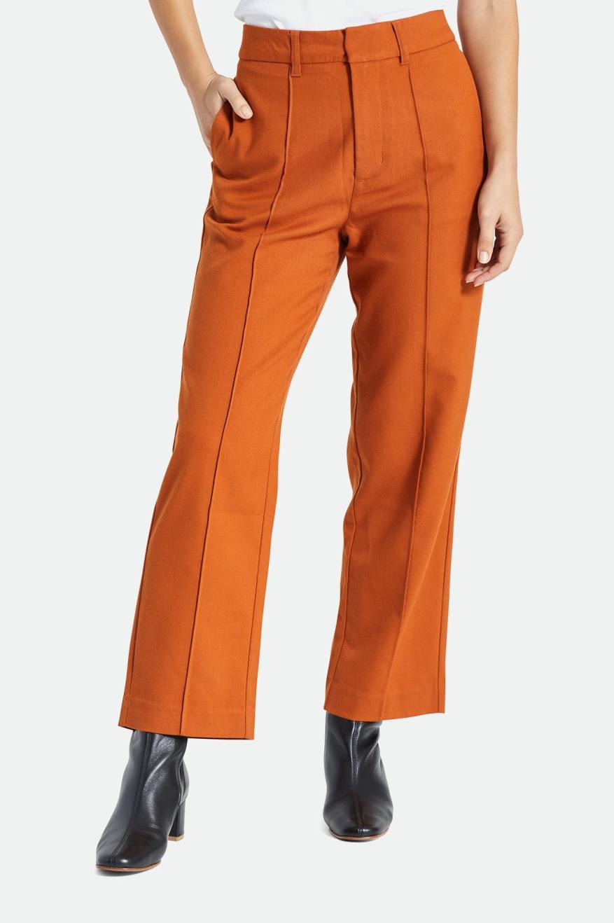 Brixton Retro Trouser Spodky Damske Oranžové | 895721GNQ